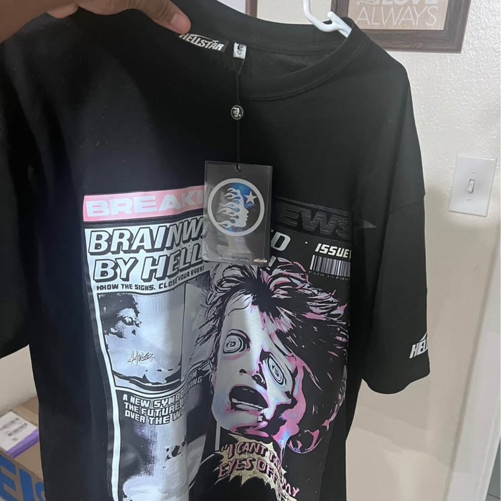 Black Graphic HellStar T-Shirt